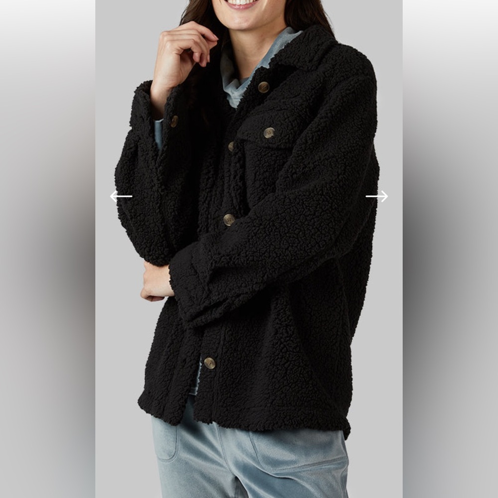 32 Degrees Cozy Sherpa Shirt Jacket